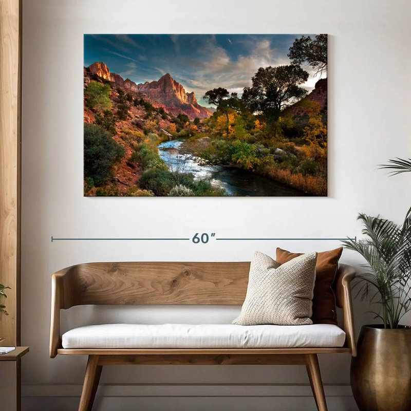 Paysage d'Alvord Zion, H 32 po x l 48 po