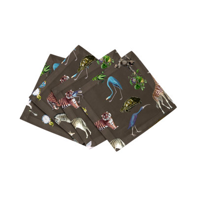 Exotix Cotton Sateen Cocktail Napkins