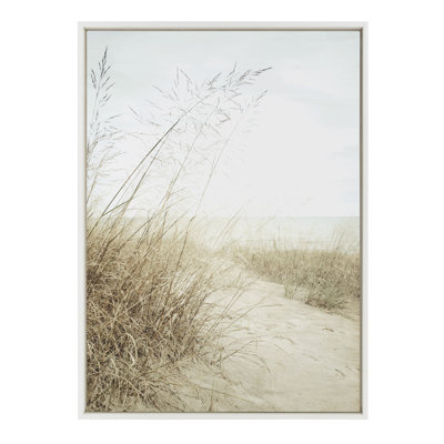 Beach Grasses by Emiko and Mark Franzen F2Images Framed Canvas Wall Art Print