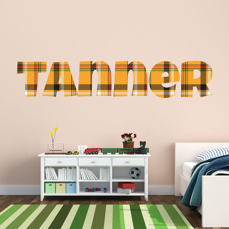 Adhésif décoratif personnalisable, Orange, H 8 po x l 30 po, Oui