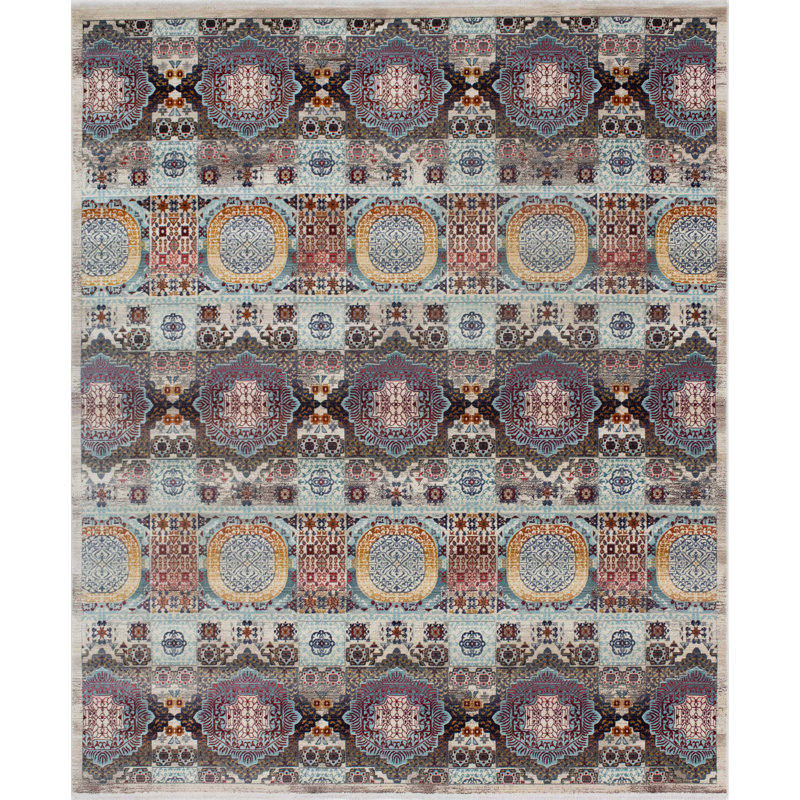 Lucha Oriental Indoor Rug, Rectangle 3'11" x 5'9"