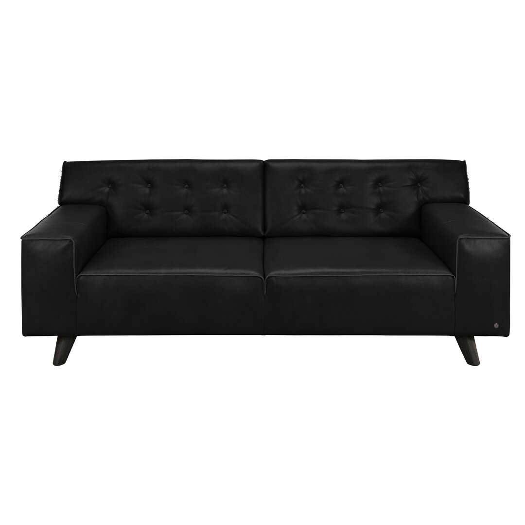 Zweiersofa Nordic Chic Sofa aus Echtleder