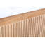 Meuble-lavabo mural 36 po avec lavabo courbé, finition en bois texturé ondulé, marbre de culture intégré pré-assemblé, meuble-lavabo flottant moderne avec tiroir à fermeture en douceur