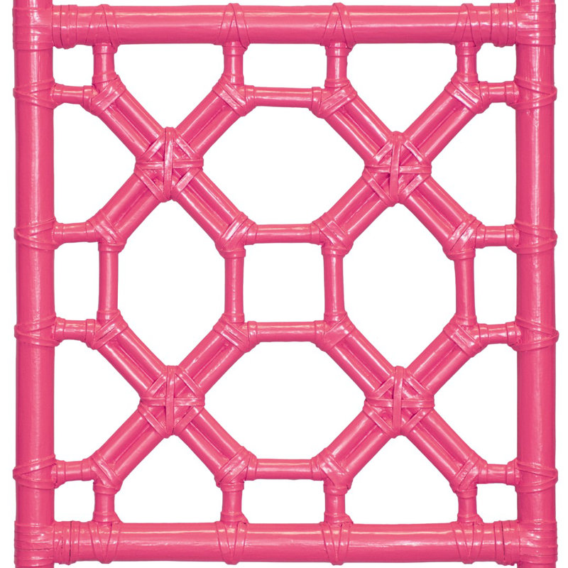 Lattice Back Standard Bed, Queen, Turquoise