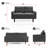 Madian Velvet Sofa-908878052-869316934