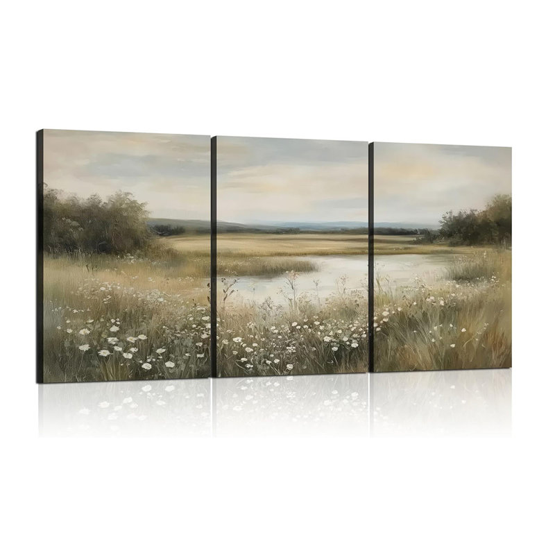 3 Piece Wrapped Canvas Print