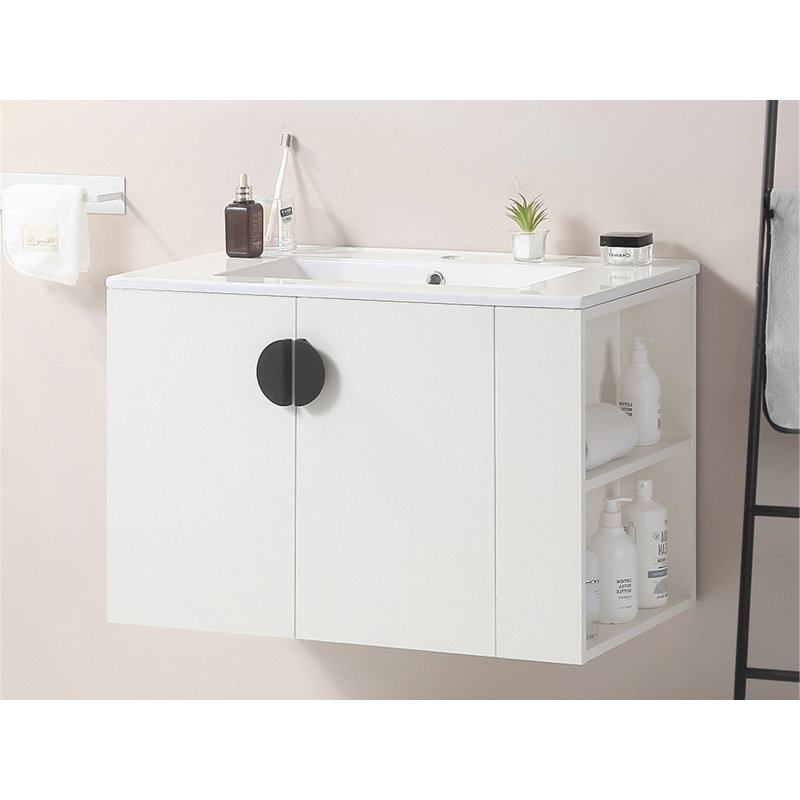 Meuble-lavabo avec lavabo et portes élégantes
