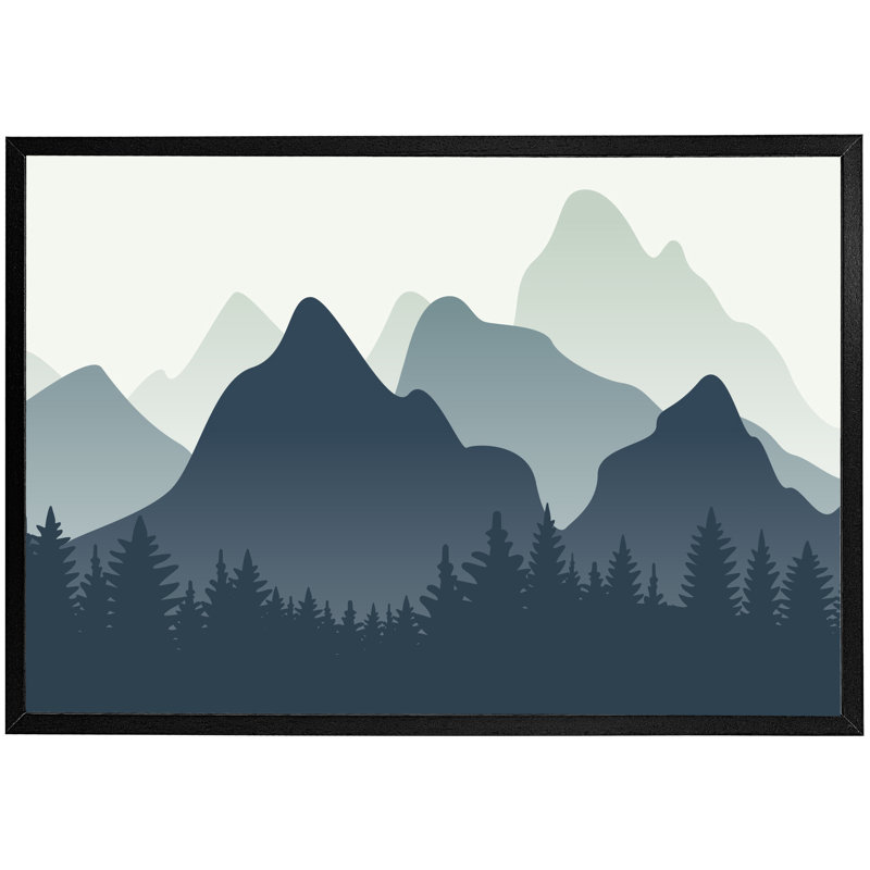 Belvidere Single Picture Frame Print, Black Framed, 51cm H x 76cm W x 4cm D