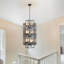 12-Light Dimmable Lantern Long Staircase Chandelier