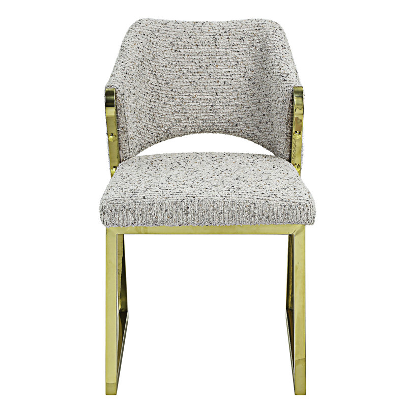 Chaise d'appoint rembourrée (ensemble de 2)