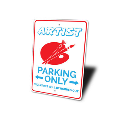 Plaque peinte en aluminium