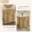 Armoire de plancher pliante 30 po avec lavabo en céramique intégré | Installation en 1 minute brevetée, assemblage facile et peu encombrant-1199466878