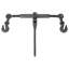 Heavy Duty 5/16"-3/8" Steel Ratchet Binder with 5,400 lbs Working Load Limit, Black