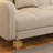 Creamy white Faux leather Modular Sofa bed cushion couch With Storage-569732404