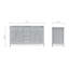 Base de meuble-lavabo double 61 po Ferree-29920953