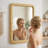 Nirvelli Natural Rattan Accent Wall Mirror with D-Ring Hangers-1593395741-1593514985