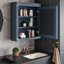 Pharmacie avec miroir 24 po x 27 po | Armoire de rangement murale avec tablette réglable et charnière à fermeture en douceur | Économiseur d'espace au-dessus de la toilette avec 3 tablettes réglables | Design moderne-505853155