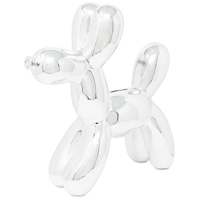 Tirelire Porum, H 12 po x l 4 po x P 12 po, Argent