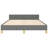 Pranavi vidaXL Fabric Platform Bed Frame, Slats Support, No Mattress-1560611684-1560611683