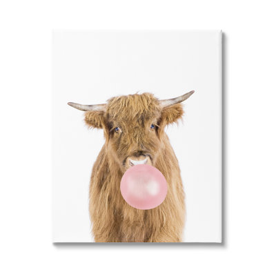 " Highland Cattle Bubblegum " by Sisi And Seb