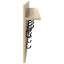 Wall-Mounted Coat Rack With Shelf Engineered Wood-1692554472