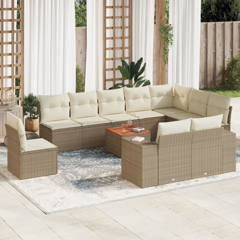 Ensemble de canapé de jardin Vidaxl