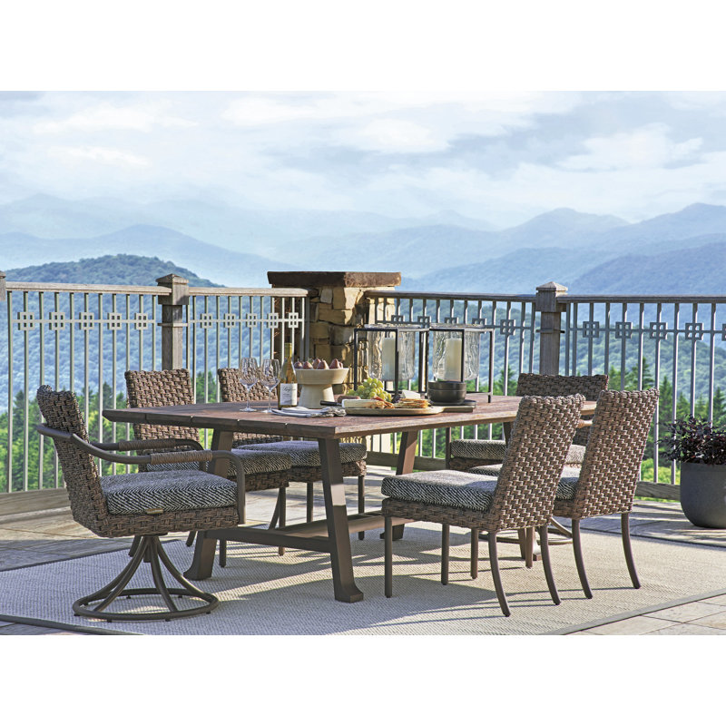 Kilimanjaro Swivel Patio Dining Armchair with Cushion