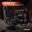 X Rocker Swiveling PC & Racing Game Chair with Built-in Speakers in Black