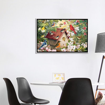 " Spring Birds And Birdhouse " by Greg & Company