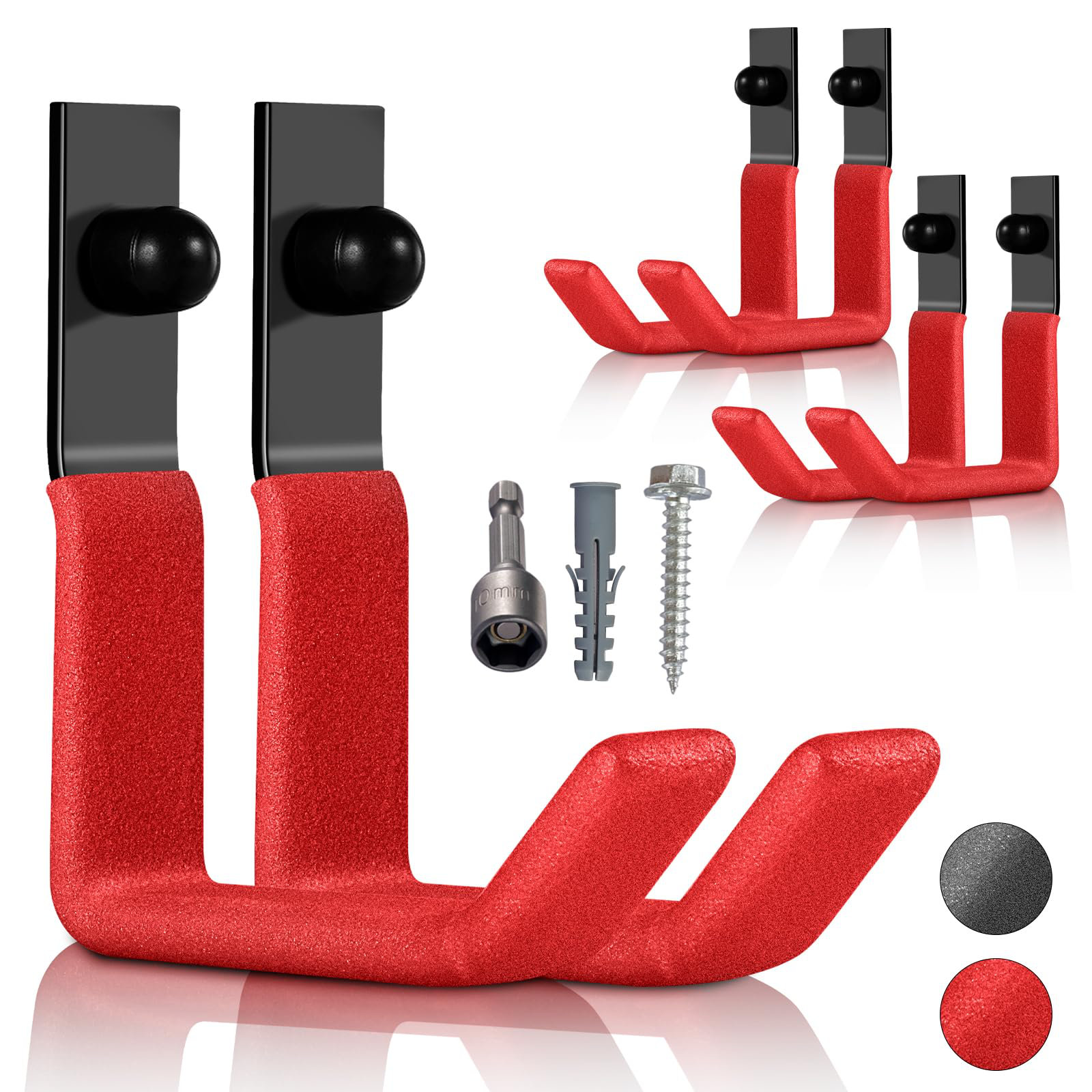 Garage Storage Hooks 14PC,Garage Hooks Heavy Duty With 1 - View #3