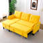 Canapé modulaire réversible en L avec rangement en L - Coton, jaune, bureau et appartement-1717445561