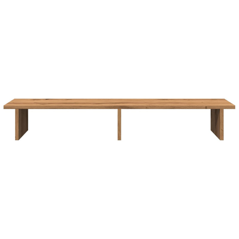 Vidaxl Monitor Stand Artisian Oak 100X27x15 Cm Engineered Wood