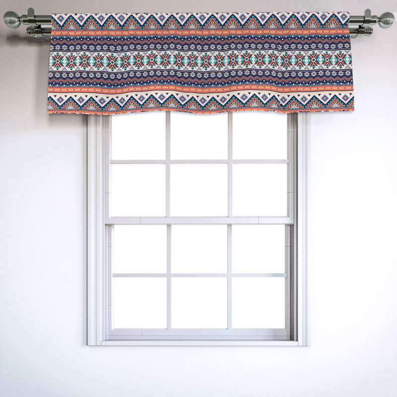 Sateen Ruffled Window Valance