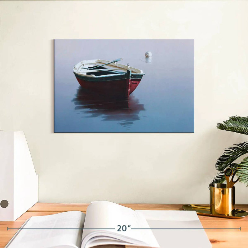 Mehar Lonely Boat III, H 8 po x l 12 po
