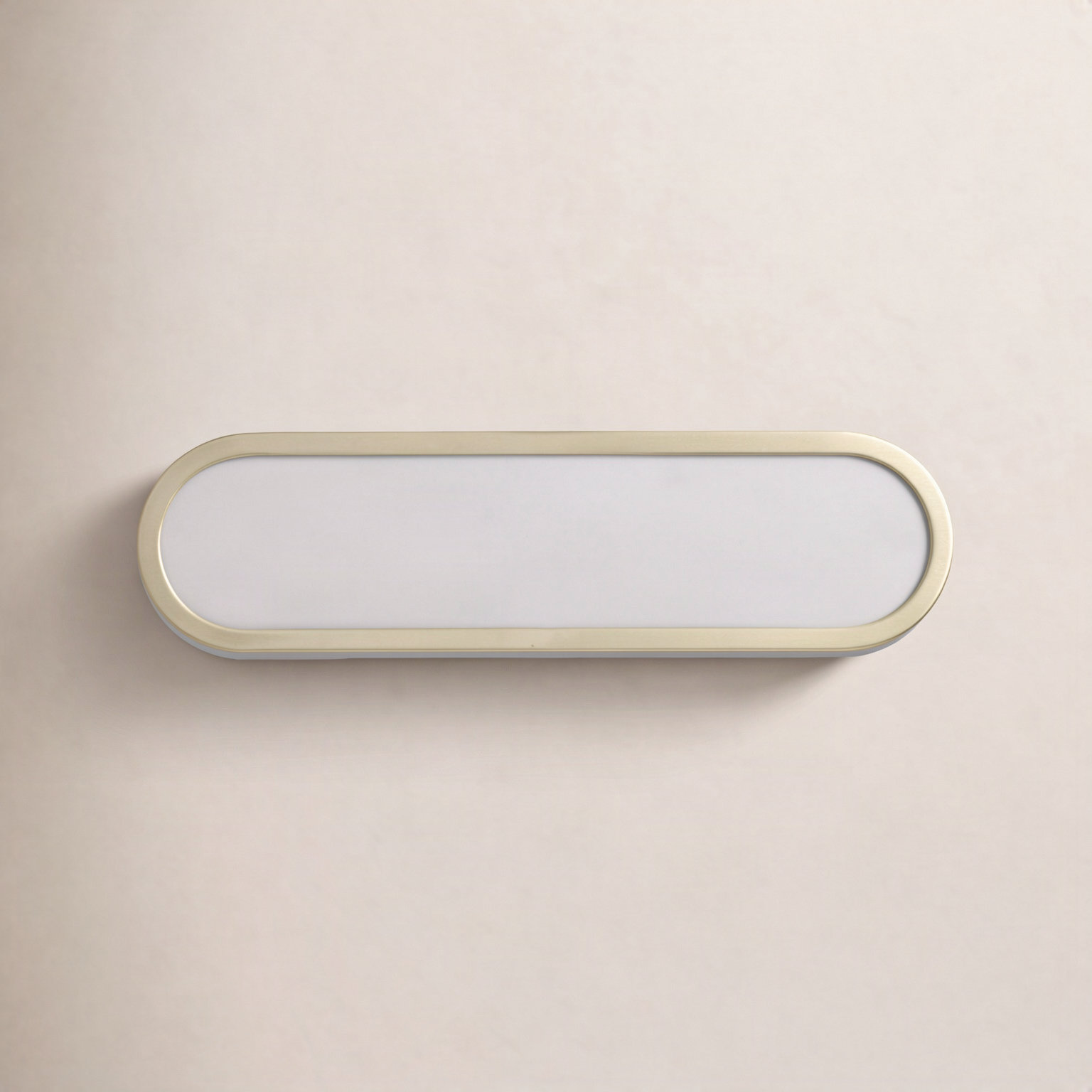 Single Dimmable LED Bath Bar, Gold/White