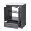 Meuble-lavabo de 24 po avec lavabo en céramique-657113806