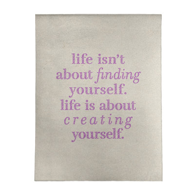 Quotes Chenille Indoor Rug