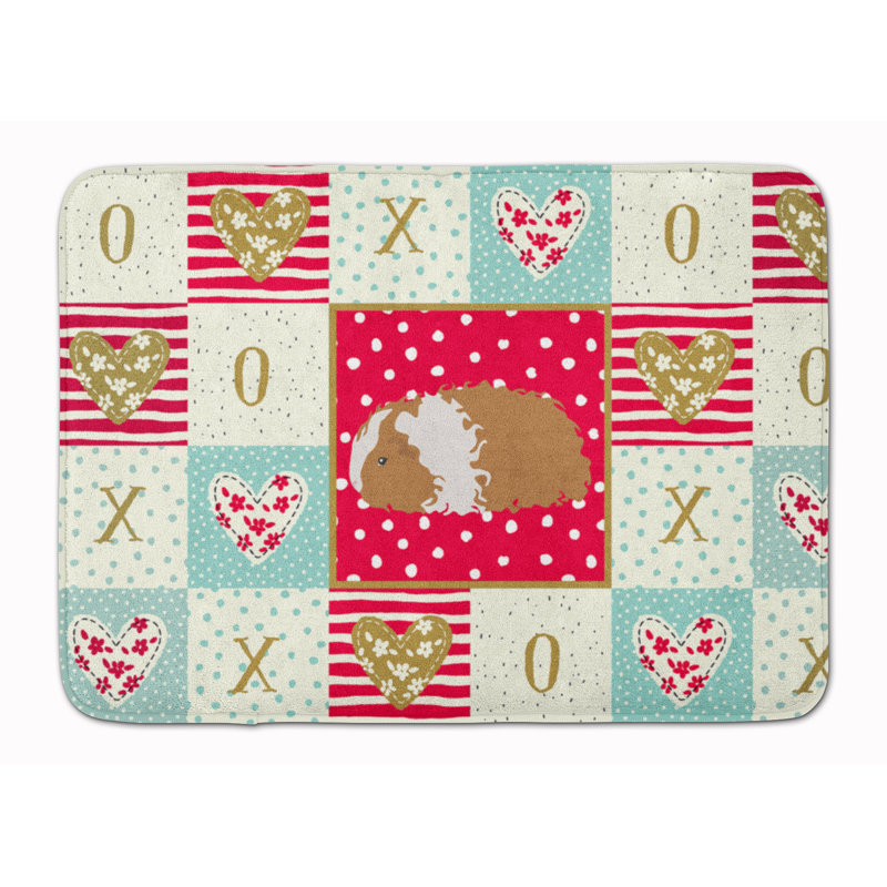 Love Memory Foam Kitchen Mat, Vedika Texel Guinea Pig