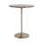 Modern Glam Metal And Marble Accent Table With Sleek Round Top And Textured Pedestal Base-1597082206-1582226943