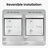 Semi-Frameless Double Sliding Tub Door-119432122