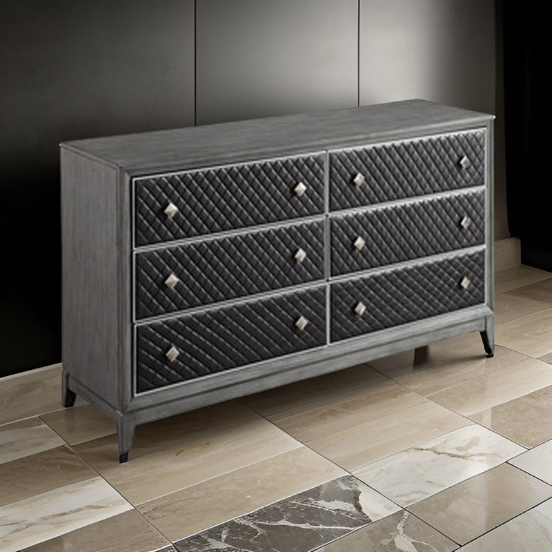 Commode double l 6 tiroirs Randahl