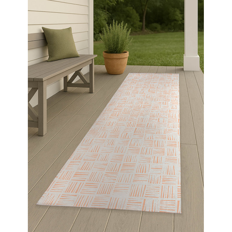 Lash Locked Non-Slip Outdoor Rug, Runner 2'6" x 8'