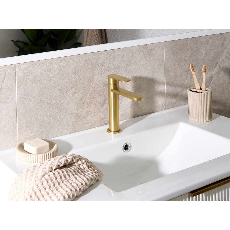 Basin Mixer Tap Mahar Brass Silver, Gold