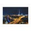 «Berlin Night Skyline», œuvre d'art sur toile à couper le souffle-270714947