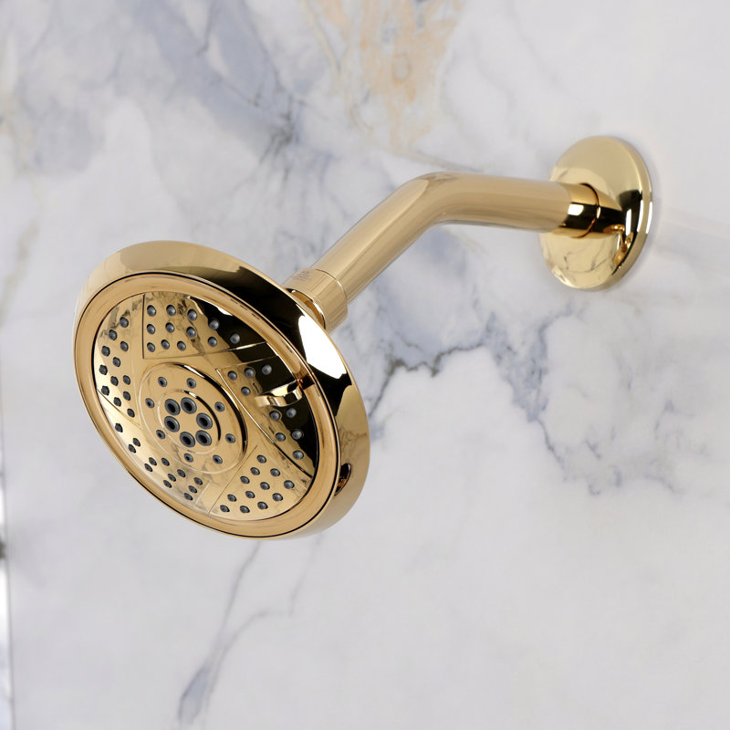 Robinet de baignoire et douche à pression équilibrée à poignée simple Kingston Brass Concord