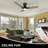 44'' Ceiling Fan with Light Kit