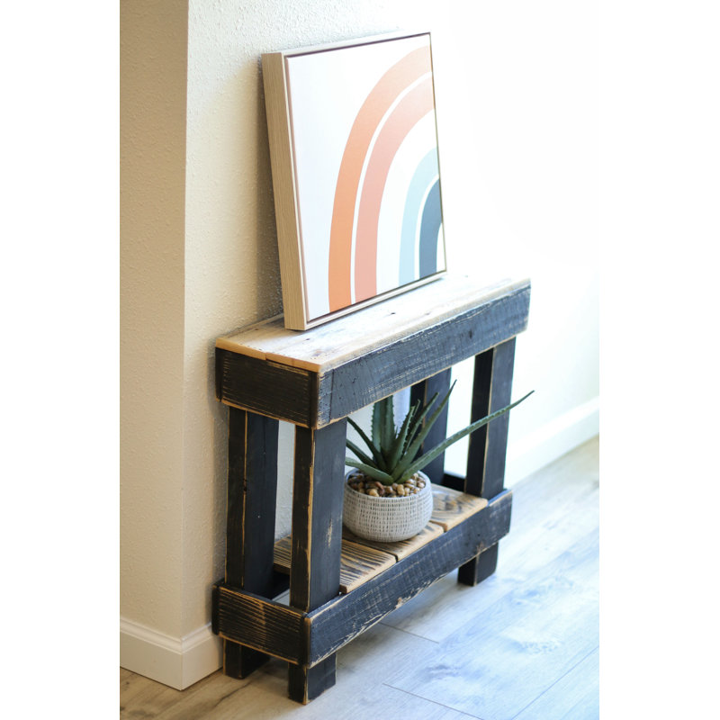 Yasmyn Solid Wood End Table, Natural