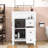 Compact Bathroom Vanity with Retro Charm: French-Inspired Design, Premium Sink-1811163447