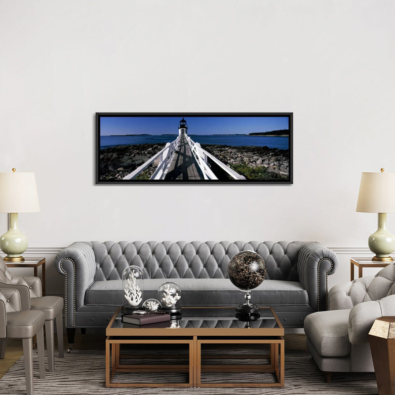 «Marshall Point Lighthouse, Port Clyde, Maine», reproduction de photo sur toile, H 12 po x l 36 po x 1,5 po