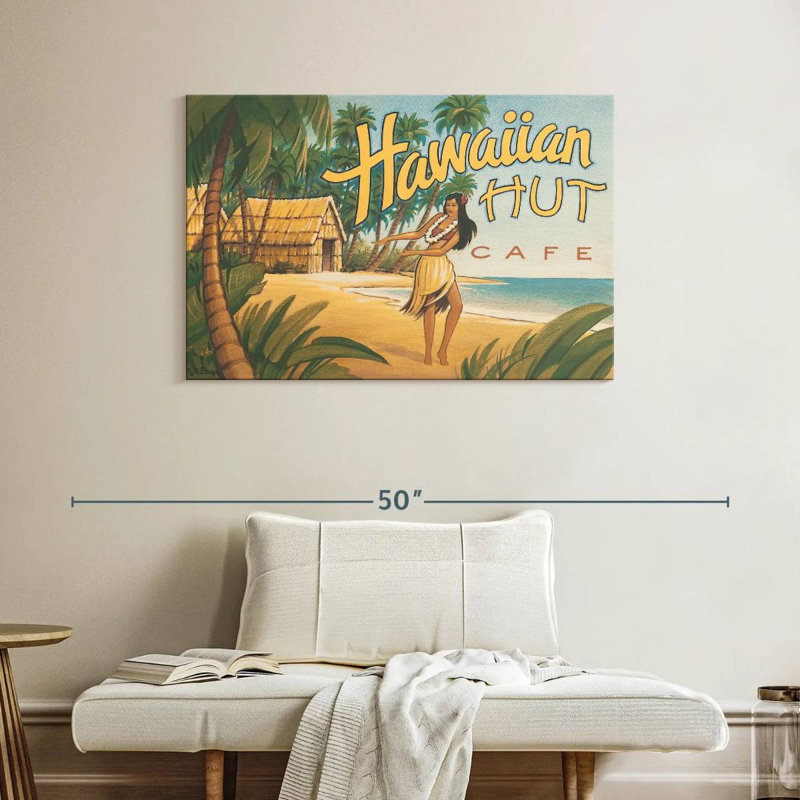 Gillard Hawaiian Hut Cafe, H 26 po x l 39 po